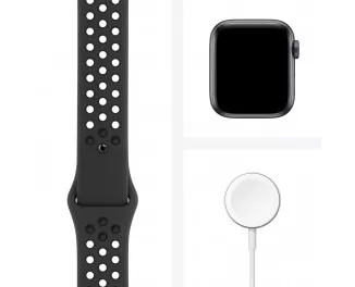 Смарт-часы Apple Watch Nike Series 6 GPS 40mm Space Gray Aluminum Case with Anthracite/Black Nike Sport Band (M00X3)