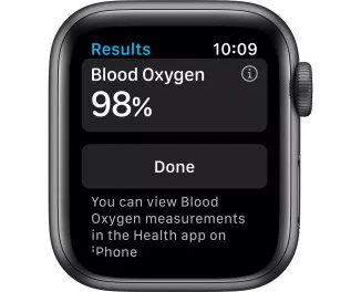 Смарт-часы Apple Watch Series 6 GPS 40mm Space Gray Aluminum Case with Black Sport Band (MG133)