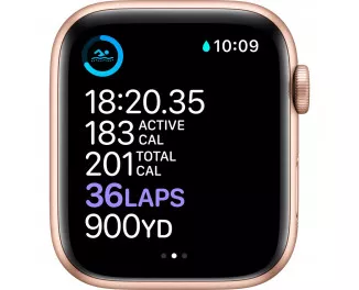 Смарт-часы Apple Watch Series 6 GPS 40mm Gold Aluminum Case with Pink Sand Sport Band (MG123)