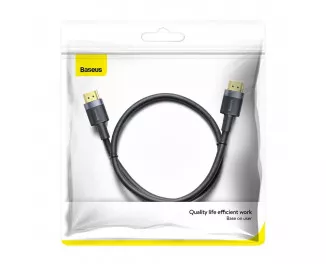Кабель HDMI > HDMI v 2.0 Baseus Cafule 1.0 m (CADKLF-E01) Black
