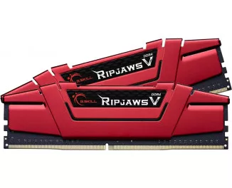 Оперативная память DDR4 8 Gb (2400 MHz) (Kit 4 Gb x 2) G.SKILL Ripjaws V Red (F4-2400C17D-8GVR)