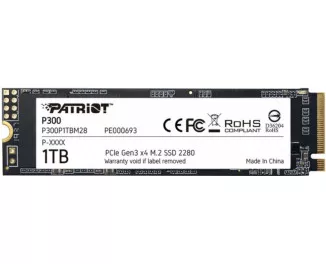 SSD накопитель 1 TB Patriot P300 (P300P1TBM28)