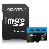 Карта памяти microSD 32Gb ADATA Premier class 10 UHS-I A1 (AUSDH32GUICL10A1-RA1) + SD адаптер