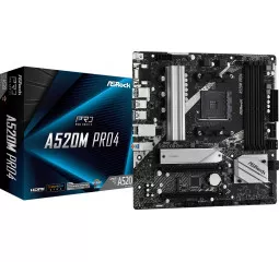 Материнская плата ASRock A520M PRO4