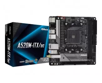 Материнская плата ASRock A520M-ITX/AC