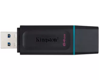 Флешка USB 3.2 64Gb Kingston DataTraveler Exodia Black/Teal (DTX/64GB)