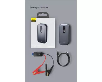 Автономное пусковое устройство Baseus Super Energy Pro Car Jump Starter 12000 mAh (CRJS03-01) Black