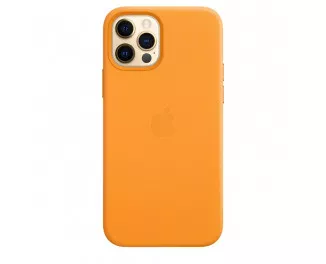 Чехол для Apple iPhone 12 Pro Max  Apple Leather Case with MagSafe California Poppy (MHKH3)