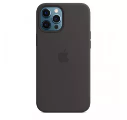 Чехол для Apple iPhone 12 Pro Max  Apple Silicone Case with MagSafe Black (MHLG3)