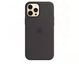 Чехол для Apple iPhone 12 Pro Max  Apple Silicone Case with MagSafe Black (MHLG3)