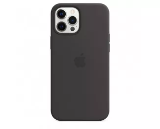Чехол для Apple iPhone 12 Pro Max  Apple Silicone Case with MagSafe Black (MHLG3)