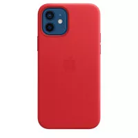 Чохол для Apple iPhone 12 / 12 Pro Apple Leather Case with MagSafe (PRODUCT)RED (MHKD3)