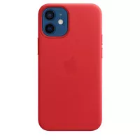 Чохол для Apple iPhone 12 mini Apple Leather Case with MagSafe (PRODUCT)RED (MHK73)