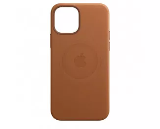 Чохол для Apple iPhone 12 Pro Max Apple Leather Case with MagSafe Saddle Brown (MHKL3)