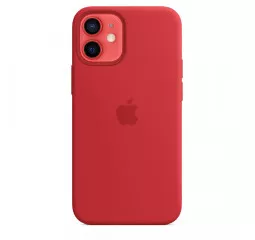 Чехол для Apple iPhone 12 mini  Silicone Case Red