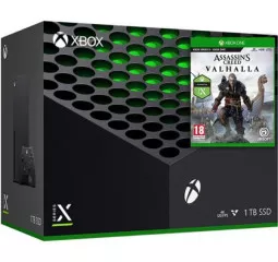 Приставка Microsoft Xbox Series X 1 TB Black + Assassin’s Creed Valhalla Приставка Microsoft Xbox Series X 1 TB Black + Assassin’s Creed Valhalla