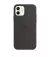 Чохол для Apple iPhone 12 / 12 Pro Apple Silicone Case with MagSafe Black (MHL73)