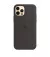Чохол для Apple iPhone 12 / 12 Pro Apple Silicone Case with MagSafe Black (MHL73)