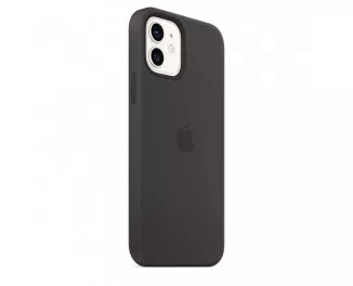 Чохол для Apple iPhone 12 / 12 Pro Apple Silicone Case with MagSafe Black (MHL73)
