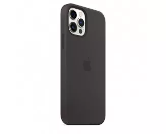 Чохол для Apple iPhone 12 / 12 Pro Apple Silicone Case with MagSafe Black (MHL73)