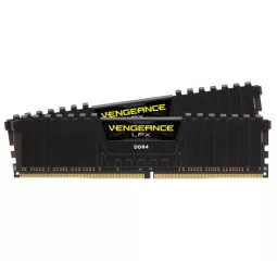 Оперативна пам'ять DDR4 32 Gb (3600 MHz) (Kit 16 Gb x 2) Corsair Vengeance LPX Black (CMK32GX4M2Z3600C18)