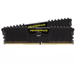 Оперативна пам'ять DDR4 32 Gb (3600 MHz) (Kit 16 Gb x 2) Corsair Vengeance LPX Black (CMK32GX4M2Z3600C18)