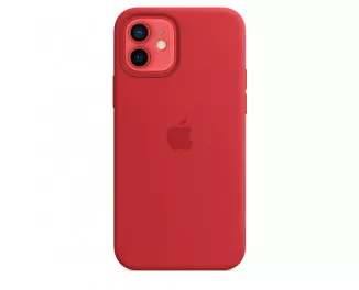 Чехол для Apple iPhone 12 mini  Silicone Case with MagSafe (PRODUCT)RED