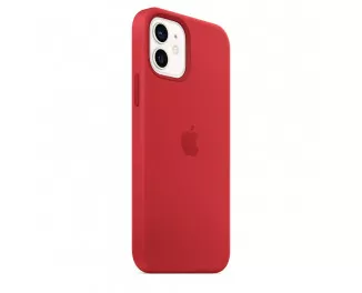 Чехол для Apple iPhone 12 mini  Silicone Case with MagSafe (PRODUCT)RED
