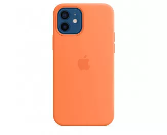 Чохол для Apple iPhone 12 mini Silicone Case with MagSafe Kumquat
