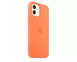 Чохол для Apple iPhone 12 mini Silicone Case with MagSafe Kumquat