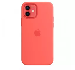 Чехол для Apple iPhone 12 mini  Silicone Case with MagSafe Pink Citrus
