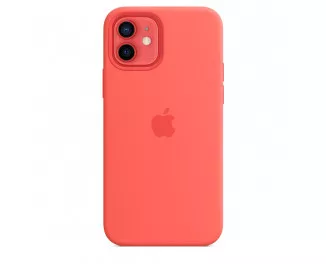 Чехол для Apple iPhone 12 mini  Silicone Case with MagSafe Pink Citrus
