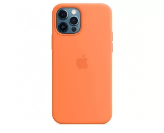 Чехол для Apple iPhone 12 Pro Max  Silicone Case with MagSafe Kumquat