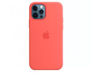 Чехол для Apple iPhone 12 Pro Max  Silicone Case with MagSafe Pink Citrus