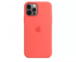 Чехол для Apple iPhone 12 Pro Max  Silicone Case with MagSafe Pink Citrus