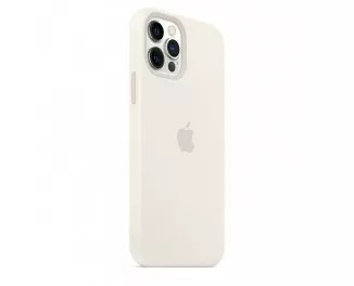 Чехол для Apple iPhone 12 Pro Max  Silicone Case with MagSafe White
