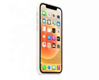 Чехол для Apple iPhone 12 Pro Max  Silicone Case with MagSafe White
