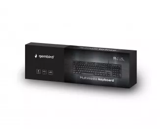 Клавиатура Gembird KB-MCH-03-UA Black USB UKR