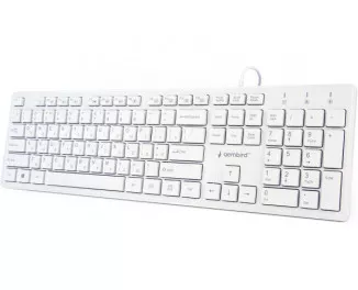Клавиатура Gembird KB-MCH-03-W-UA White USB UKR