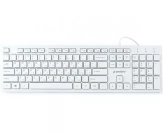 Клавиатура Gembird KB-MCH-03-W-UA White USB UKR