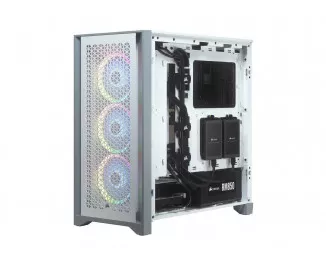 Корпус Corsair 4000D Airflow Tempered Glass White (CC-9011201-WW) без БП