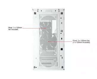 Корпус Corsair 4000D Airflow Tempered Glass White (CC-9011201-WW) без БП