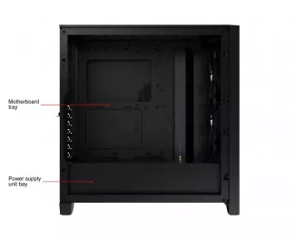 Корпус Corsair iCUE 4000X RGB Tempered Glass Black (CC-9011204-WW) без БП