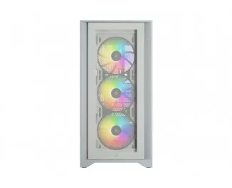 Корпус Corsair iCUE 4000X RGB Tempered Glass White (CC-9011205-WW) без БП