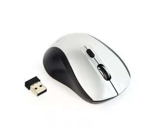 Мышь беспроводная Gembird MUSW-4B-02-BS Black/Silver USB