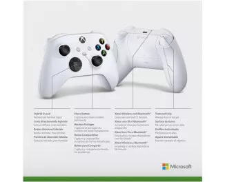 Геймпад беспроводной Microsoft Xbox Series X | S Wireless Controller Robot White ((QAS-00002, QAS-00001, QAS-00009)