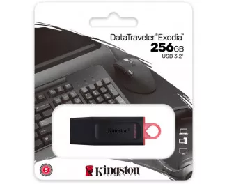 Флешка USB 3.2 256Gb Kingston DataTraveler Exodia Black/Pink (DTX/256GB)