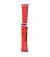 Кожаный ремешок для Apple Watch 42/44 mm Hermes Swift Leather Single Tour Rouge Piment