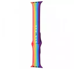 Силиконовый ремешок для Apple Watch 38/40 mm Sport Band 3pcs Pride