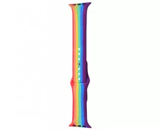 Силиконовый ремешок для Apple Watch 38/40 mm Sport Band 3pcs Pride